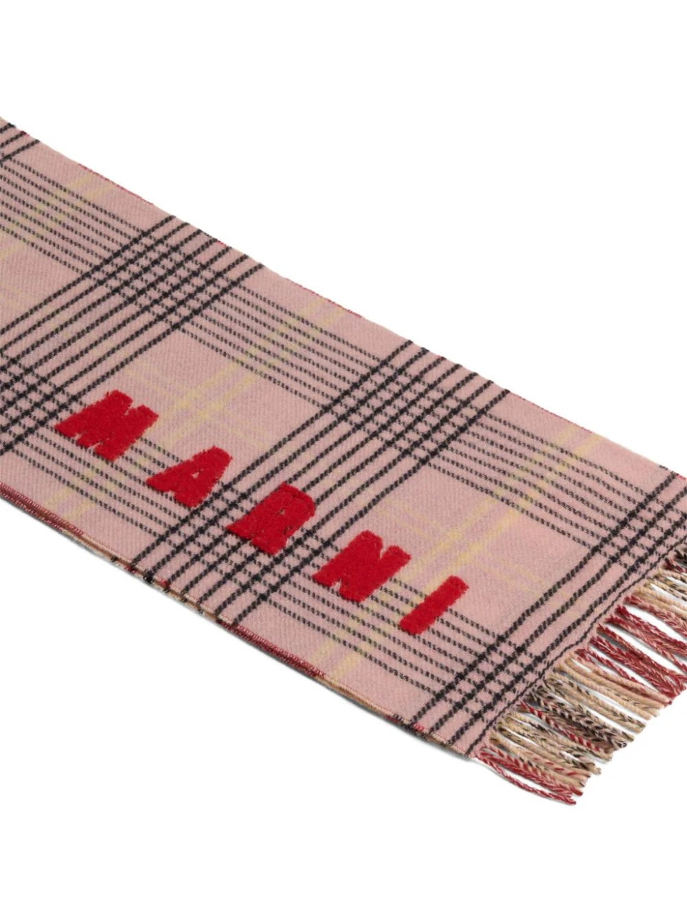 Scarf with inlay