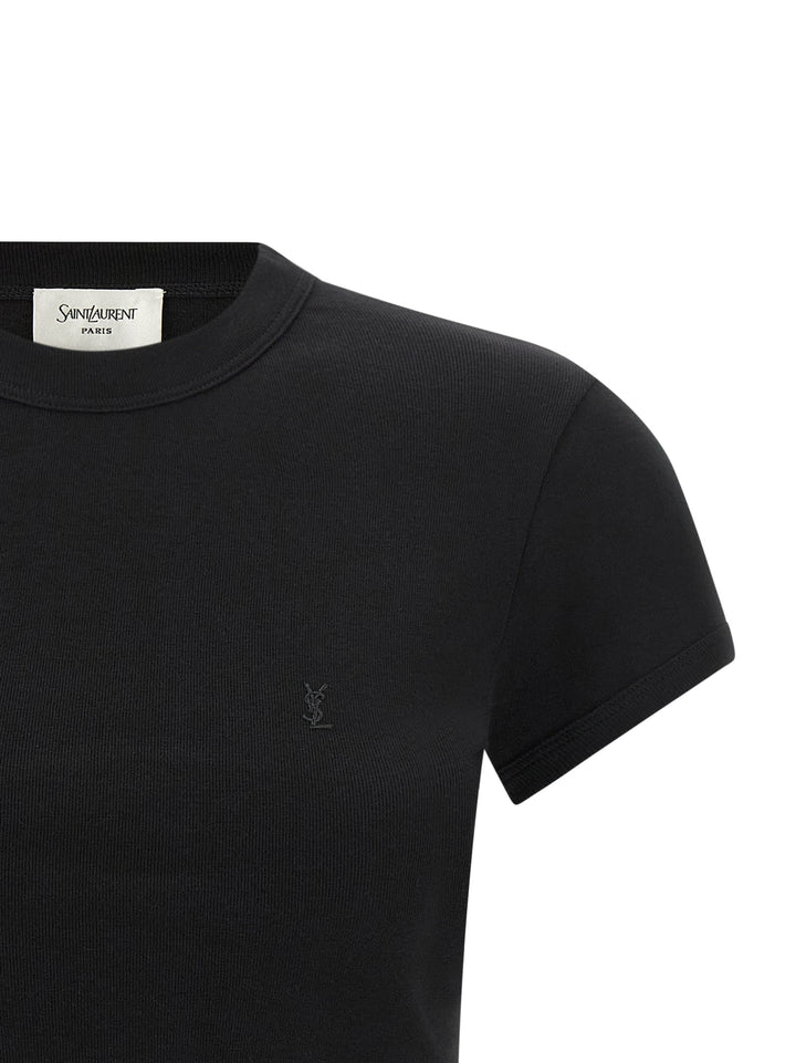 Saint Laurent Cassandre T-shirt - Black | 330cf4f3aaa89d33bf60e0e3155e6a49100e8912