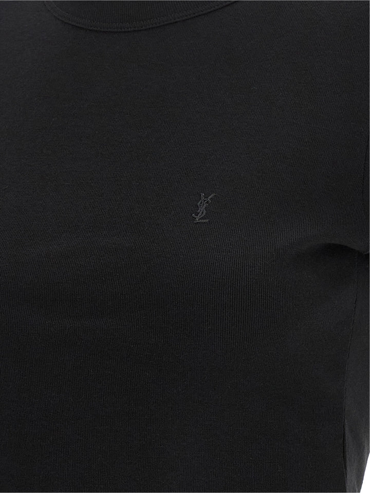 Saint Laurent Cassandre T-shirt - Black | 616f03868ebb40ff1a41ae71f9fb6626267f3b1b