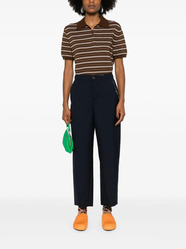 Tapered trousers