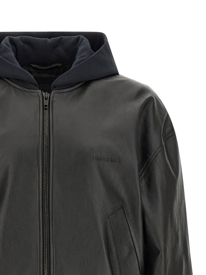 Balenciaga Salon De Couture Puffer Jackets - Black | 87e881ca9f9e2085cec0ceb1d612094ba2a015c2