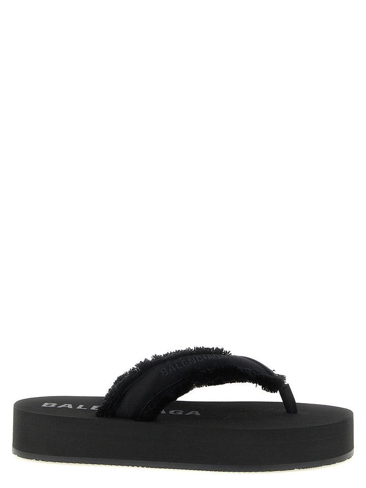 Balenciaga Jet Lag Sandals - Black | cdaa297a9d4e7e404c5911abcc98a88d31ce70b8