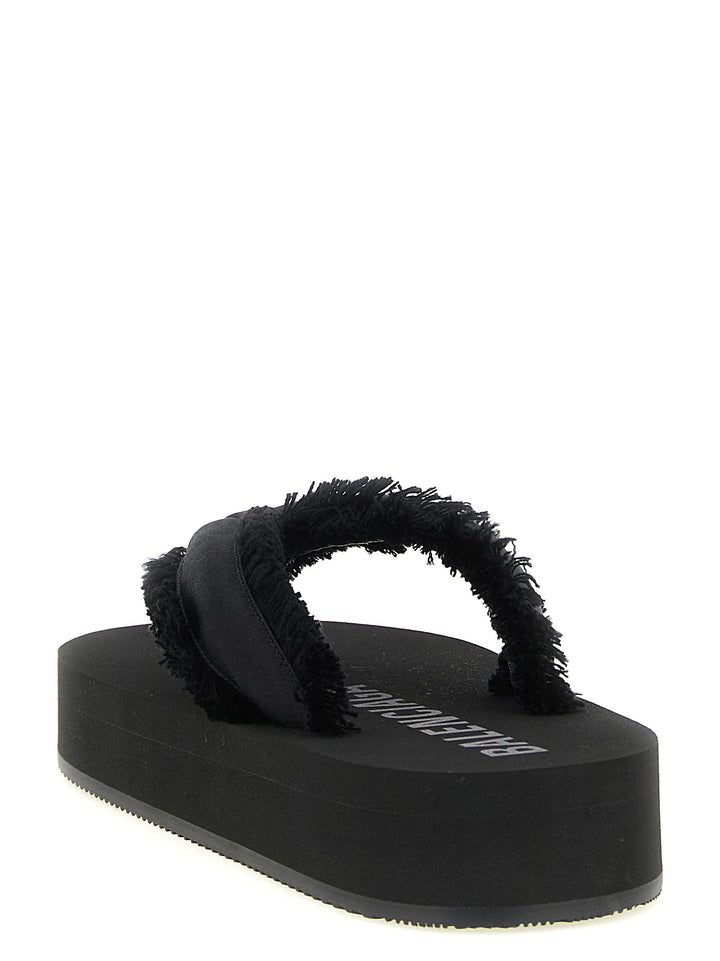 Balenciaga Jet Lag Sandals - Black | e82bf55ba596a1921aa367e0a4cbcabe16b769b8