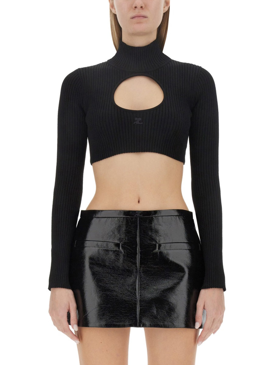 Courrèges Sweaters - Black | Wanan Luxury