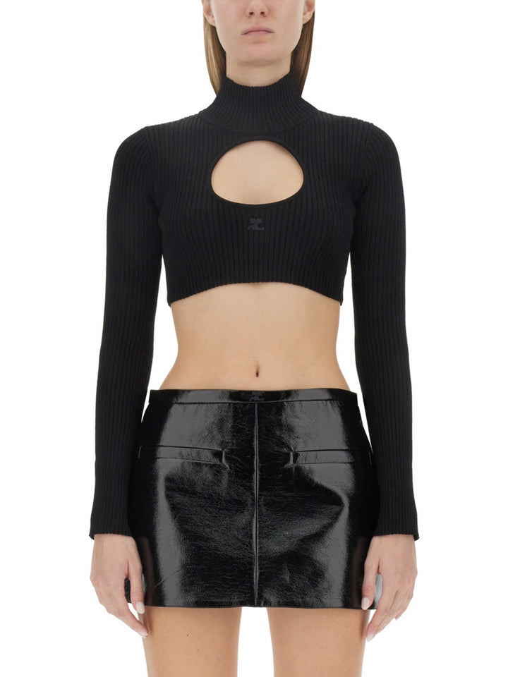 Courrèges Sweaters - Black | Wanan Luxury