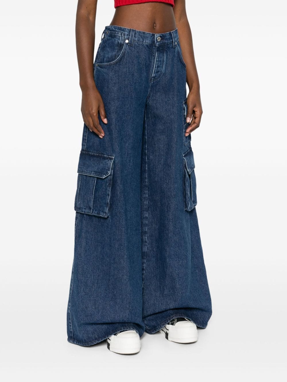 Wide leg jeans