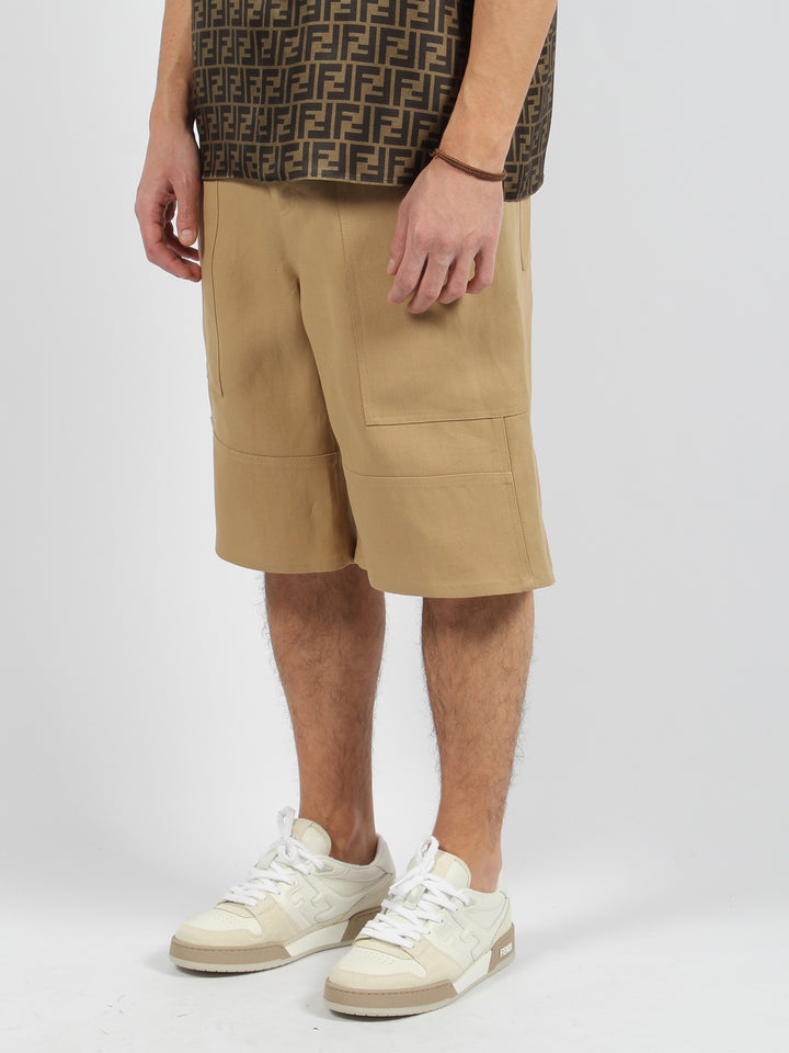 Canvas bermuda short