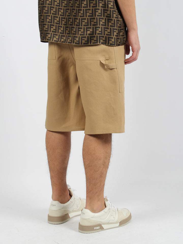 Canvas bermuda short