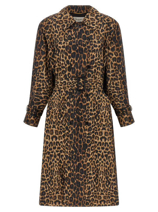 Double-Breasted Trench Coat Coats And Trench Coats Brown