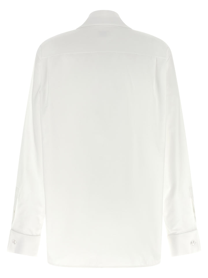 Saint Laurent Lavallière Collar Shirt Shirt and Blouse - White | 571f1ac60ed1fe118f35b8a405c984fc2ce8f76c