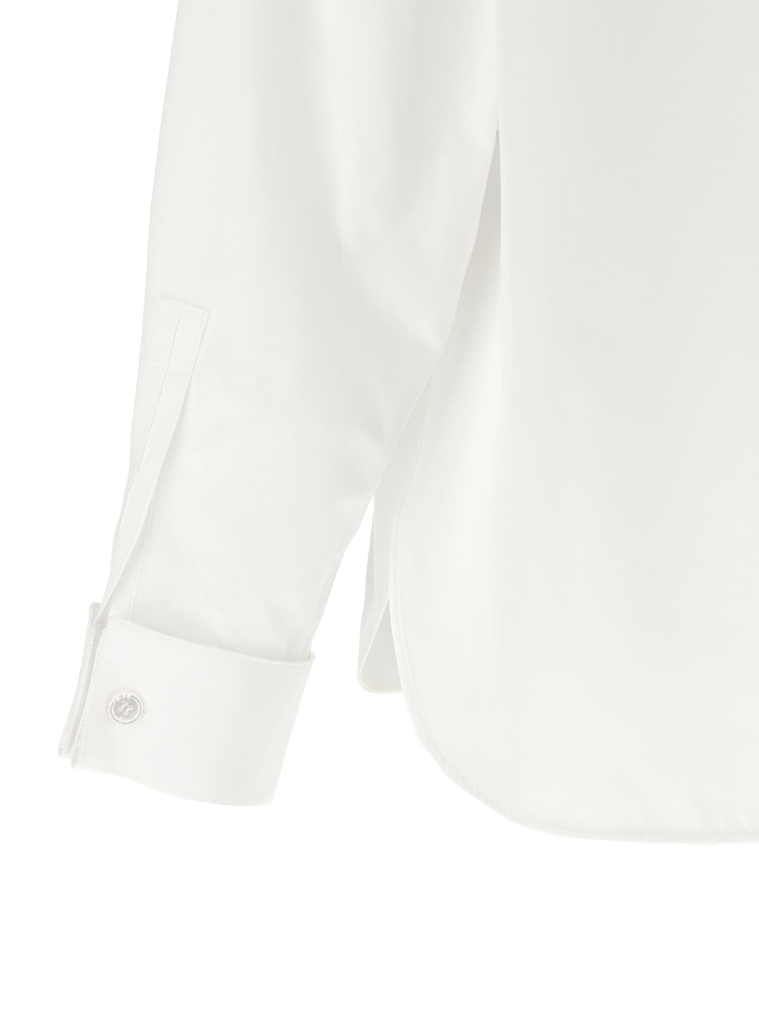 Saint Laurent Lavallière Collar Shirt Shirt and Blouse - White | 2b775f723a52fc493afb3b4d347666359e58b107