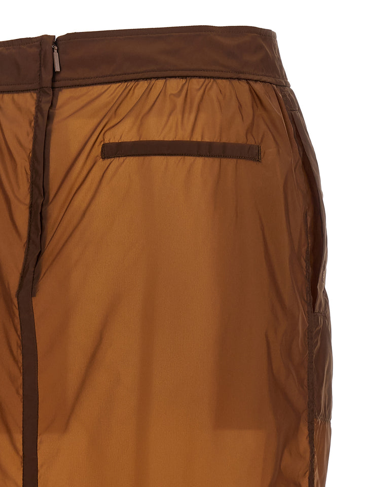Saint Laurent Nylon Skirt Skirts - Brown | 7af2e17de2c45831f8e5da90c9c77b1cf52fa064