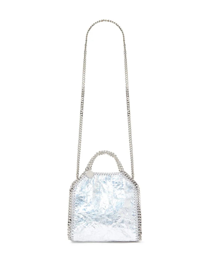 Falabella mini metallic tote bag