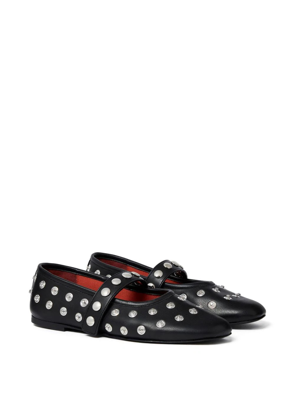 Studded ballet flats