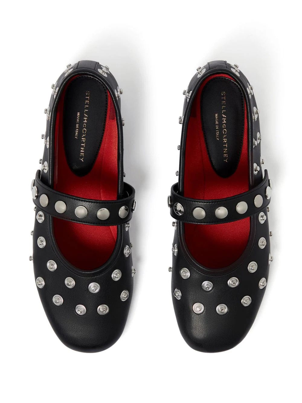 Studded ballet flats