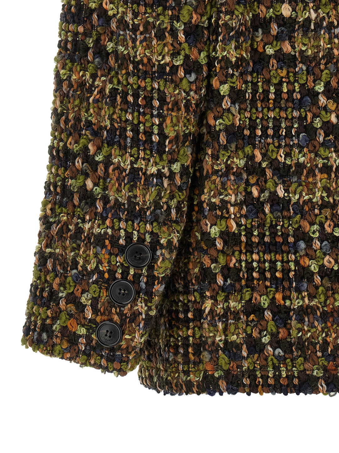 Saint Laurent Bouclé Tweed Blazer BlazerS - Multicolor | 87848215b5d49e59f38dc8b7b64fd8b37adf643d