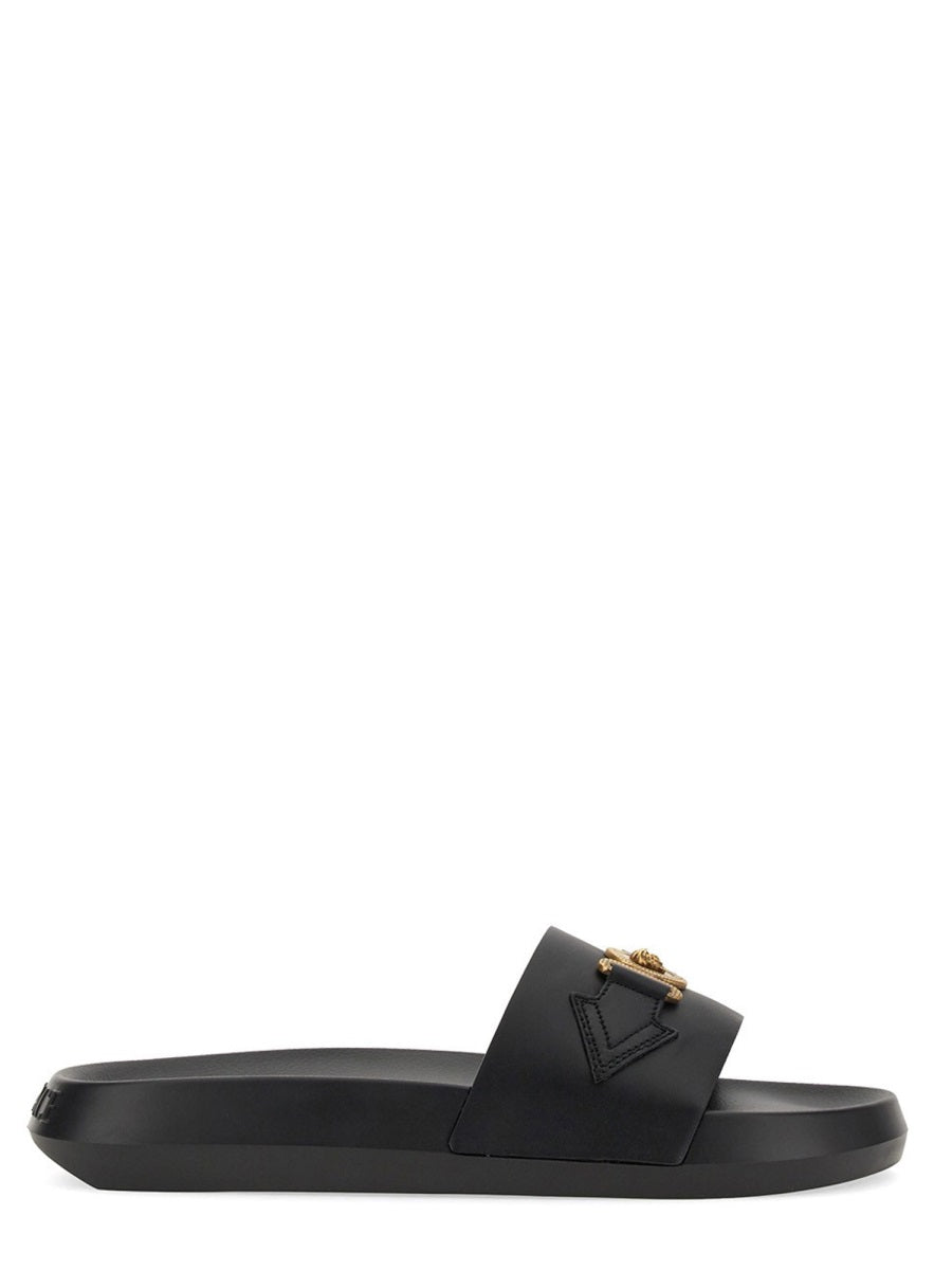 Versace Sandals - Black | Wanan Luxury