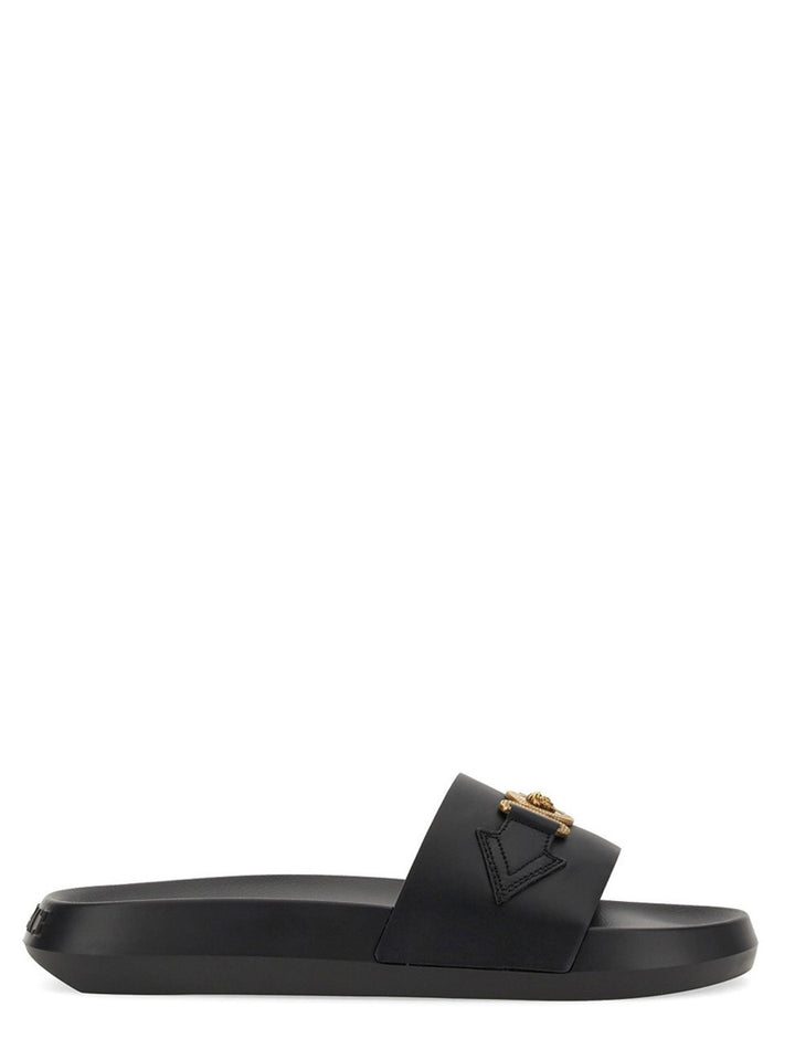 Versace Sandals - Black | Wanan Luxury