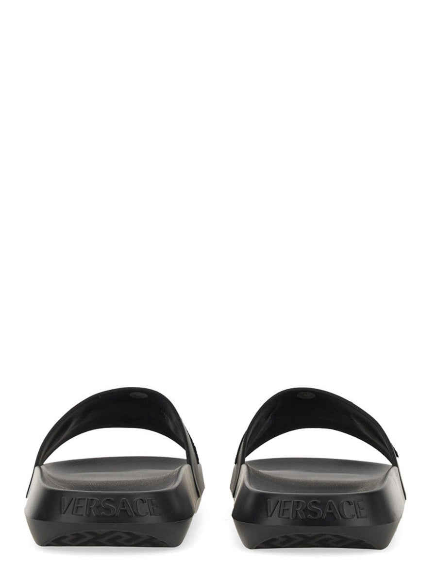 Versace Sandals - Black | Wanan Luxury