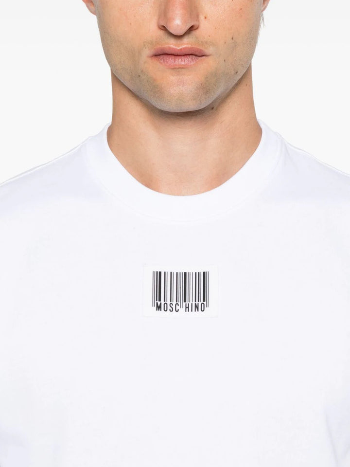 barcode-print T-shirt