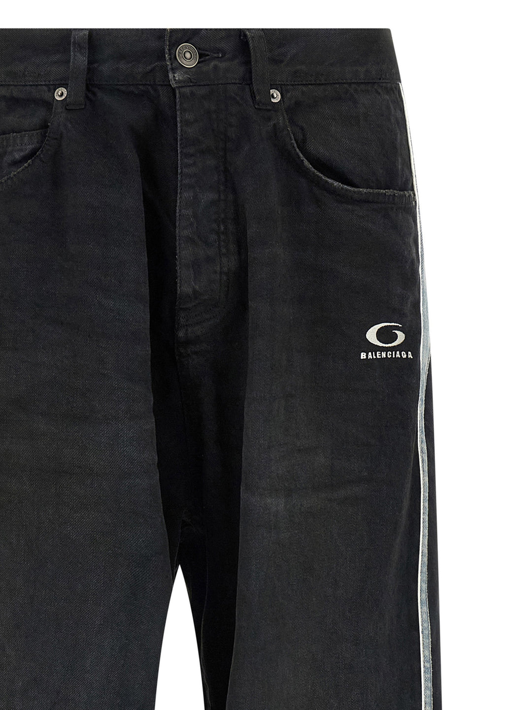Balenciaga Japanese Twill Jeans - Black | b0cd36844a48ea23d9b42f95d54f5bae904ef54b