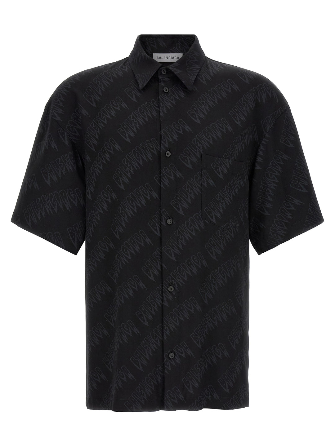 Balenciaga Logo Shirt Shirt and Blouse - Black | d4cb933164c0da5eb82b9bdcab7e5c2433398b1e