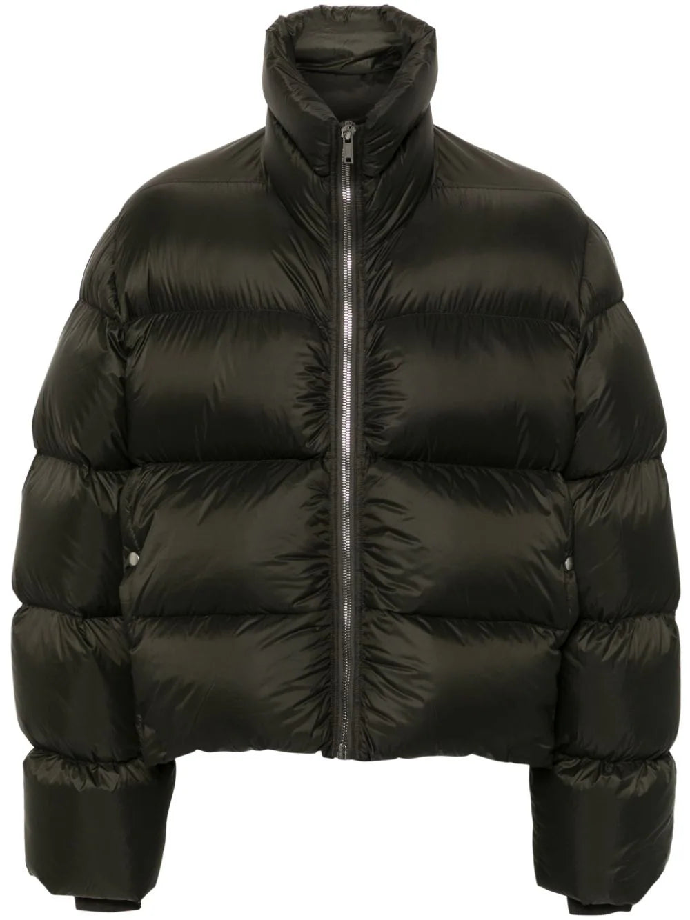 High-neck down jacket