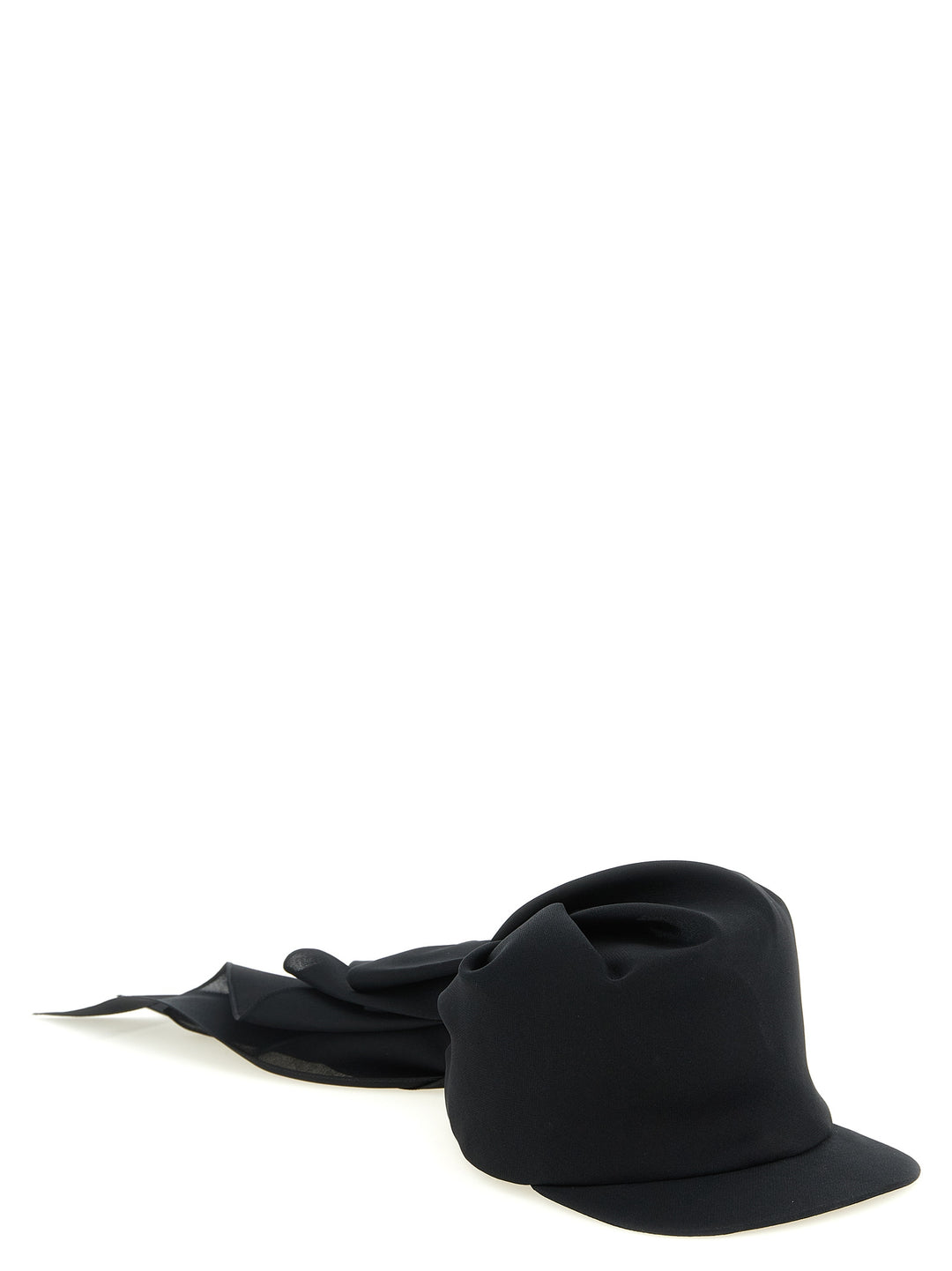 Balenciaga Silk Cap Hats - Black | 0d04147d088d02c424fcf729a20fbac2aea28b40