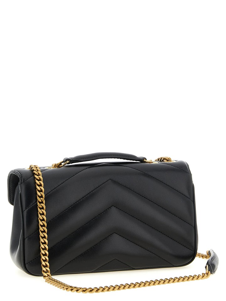 Saint Laurent Loulou Shoulder Bags - Black | 4b74b5a652b2e4d36937a0b7dba1becee7fb720c