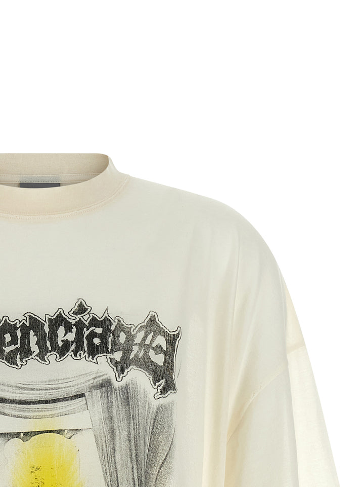 Balenciaga Shaped Salon De Couture T-shirt - White | babfd7a60fcc89f4bbd16693d57a1661e9ed0582