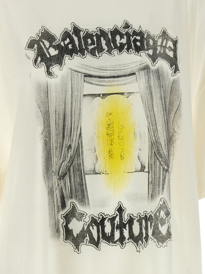 Balenciaga Shaped Salon De Couture T-shirt - White | 79c35073acc409e4232a2e5dded45cb772d3cdae