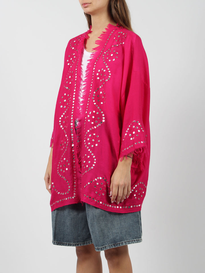 Within embroidered cardigan