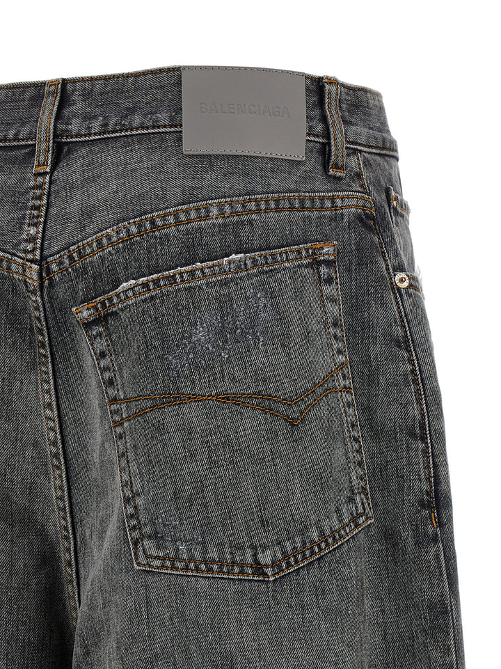 Balenciaga Low Crotch Baggy Jeans - Gray | e7a6c06ae8bd4cca08b752752ffc785cea85e3fc