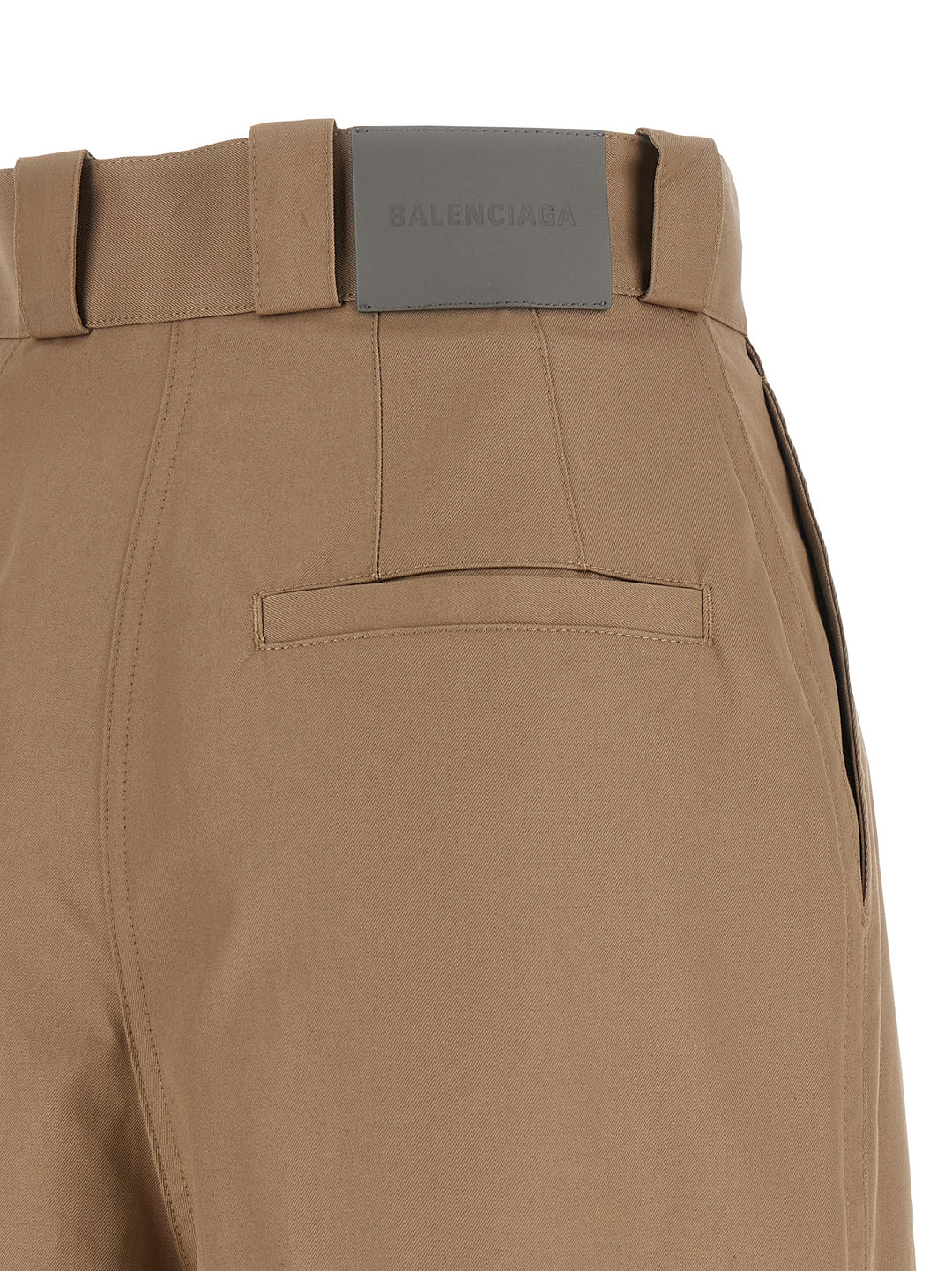 Balenciaga High Waist Pants - Beige | 721b68da241b2b1d6c4e13da14283f7fc6afc18e