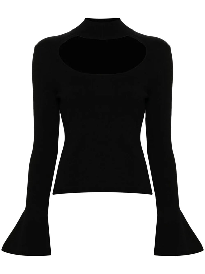 Sweater with cut-out