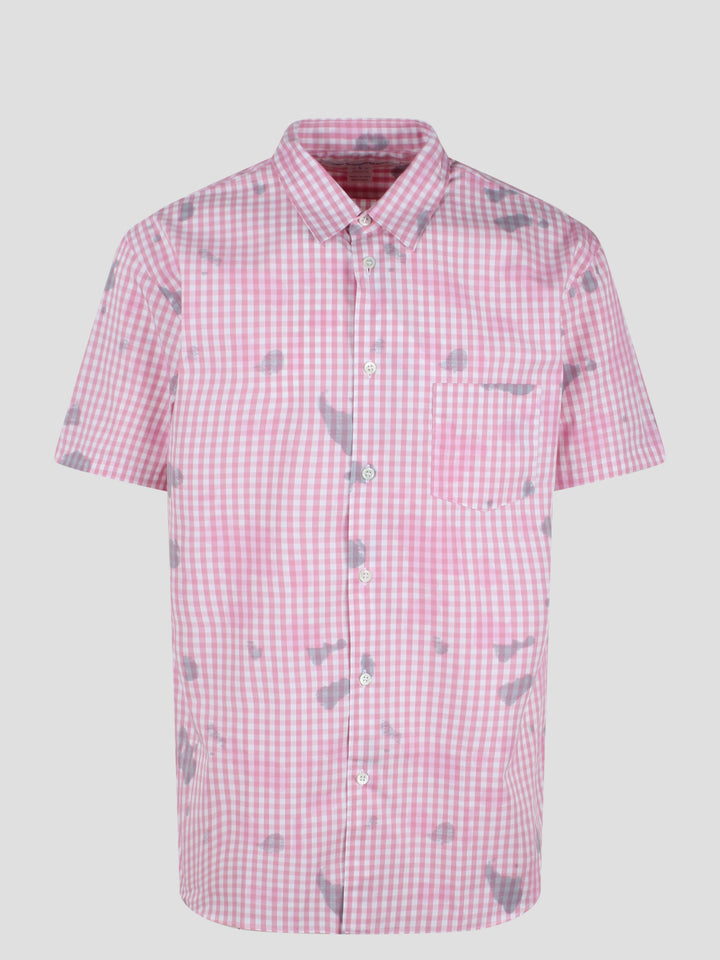 Checked poplin shirt