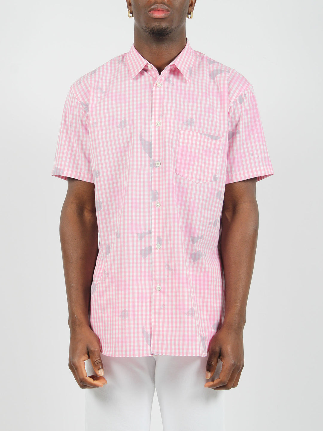 Checked poplin shirt