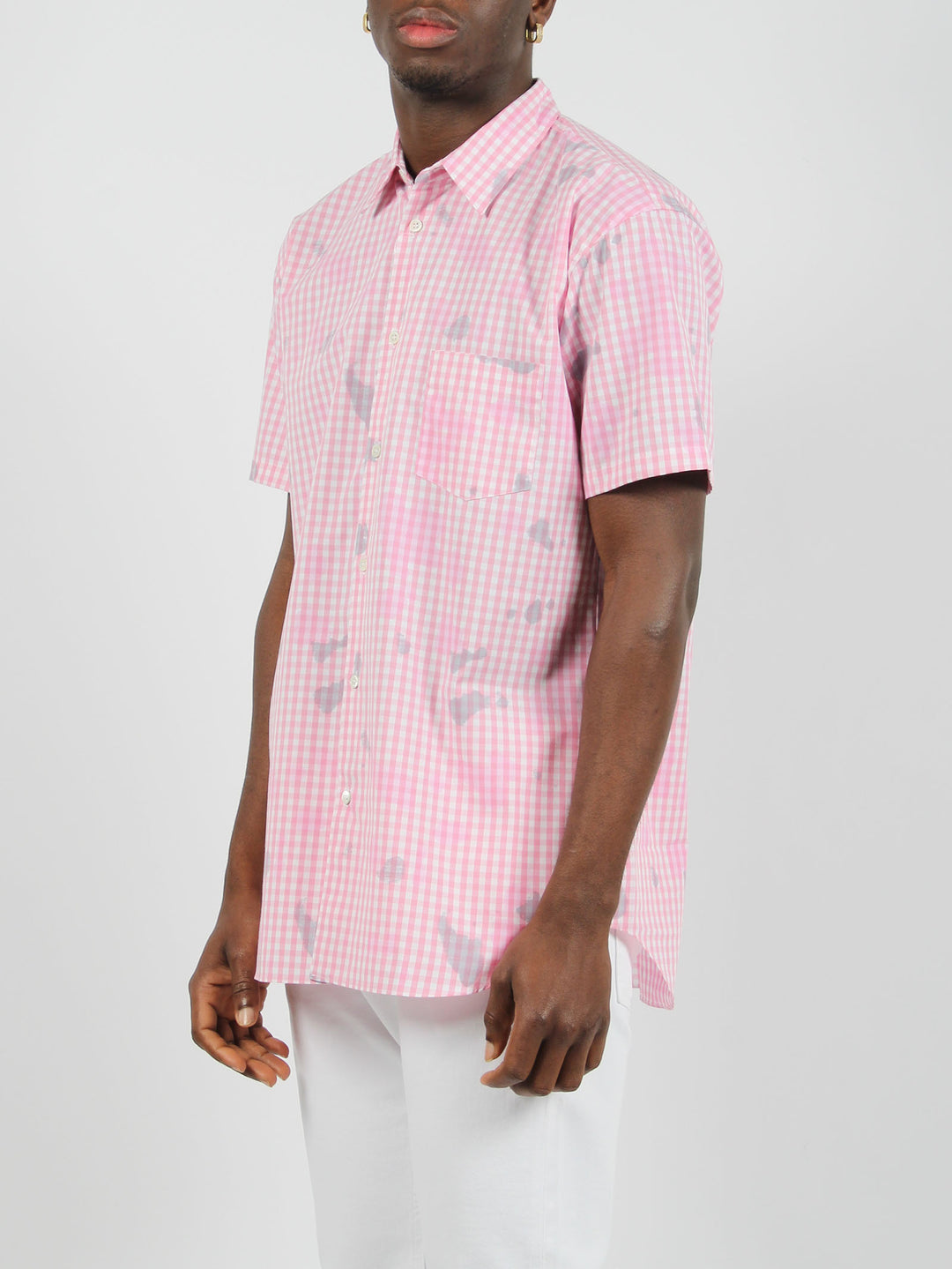 Checked poplin shirt