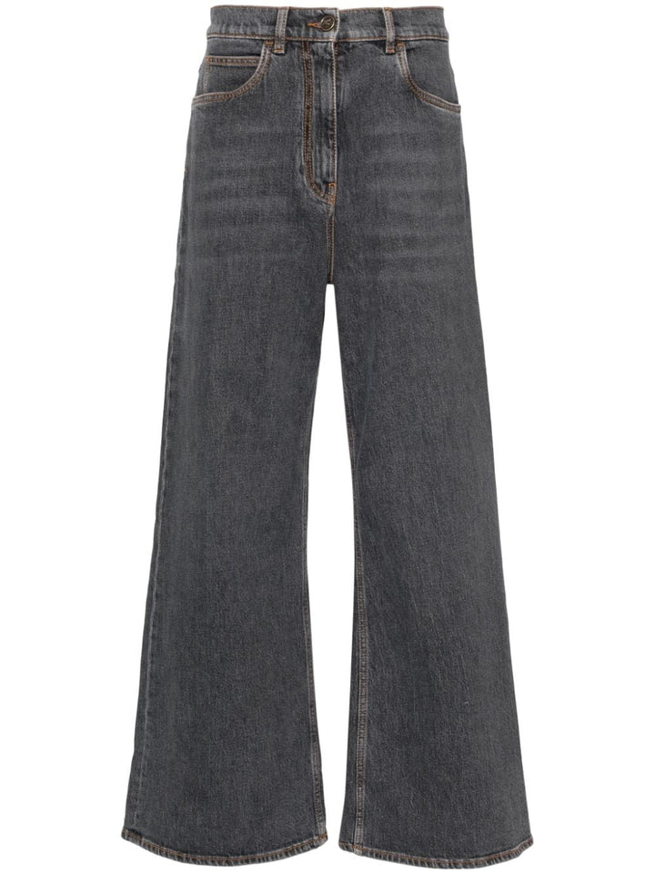 Wide leg jeans