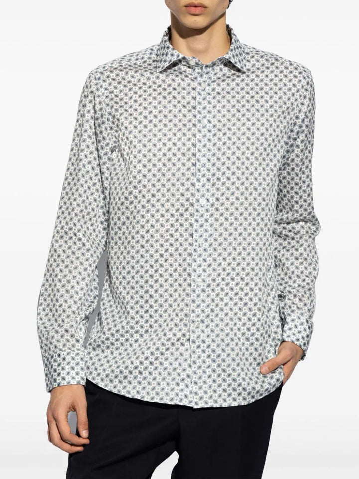 Shirt with paisley print