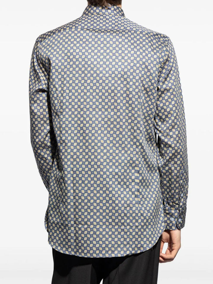 Shirt with abstract print