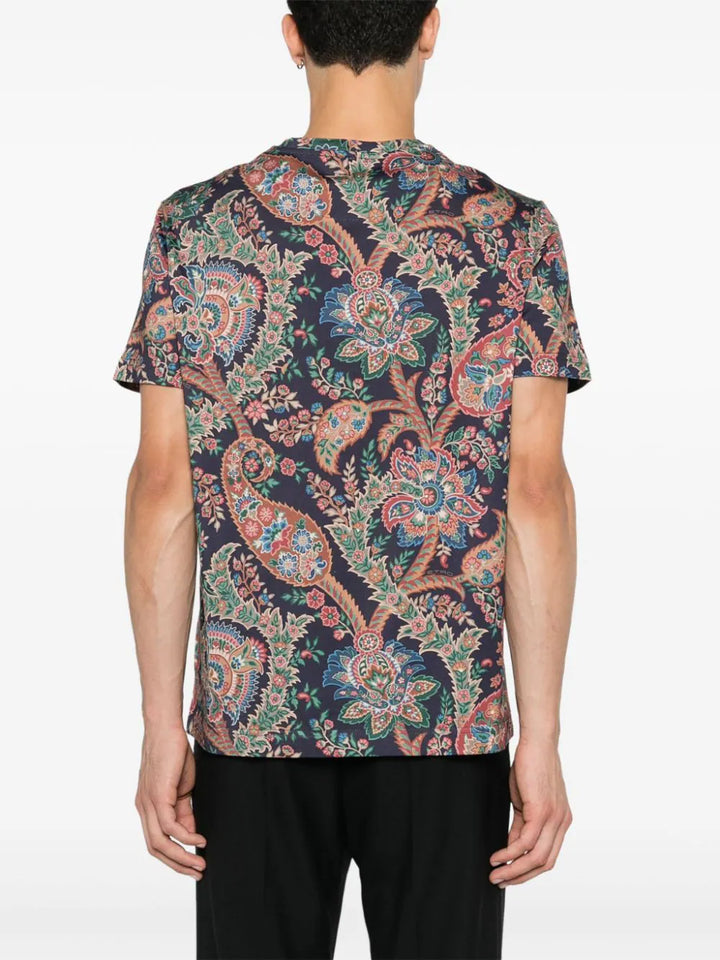 T-shirt with paisley print