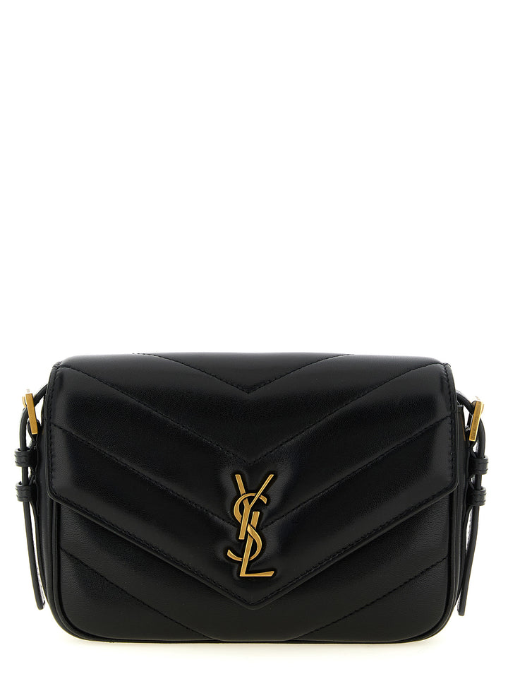 Saint Laurent Loulou Crossbody Bags - Black | bbb2bf9bd558297c98ec4fad66062ddc44fa7a8d