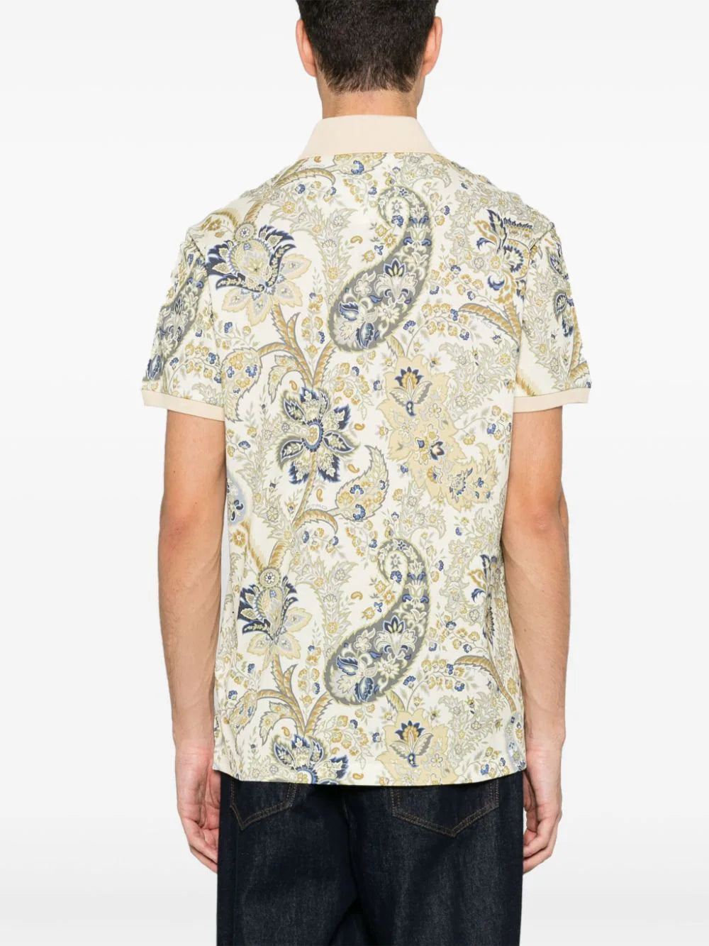 Polo shirt with paisley print