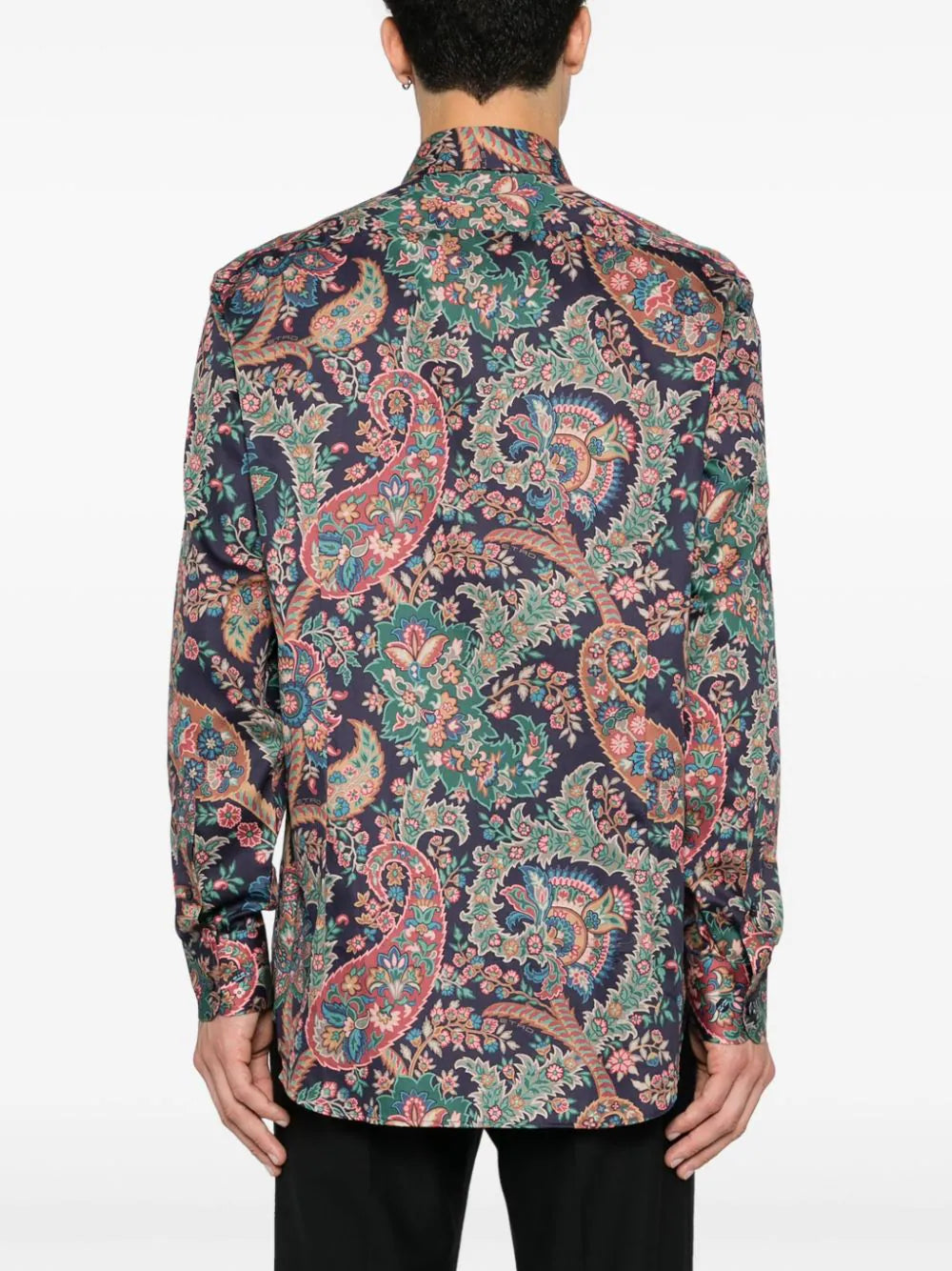 Shirt with paisley print