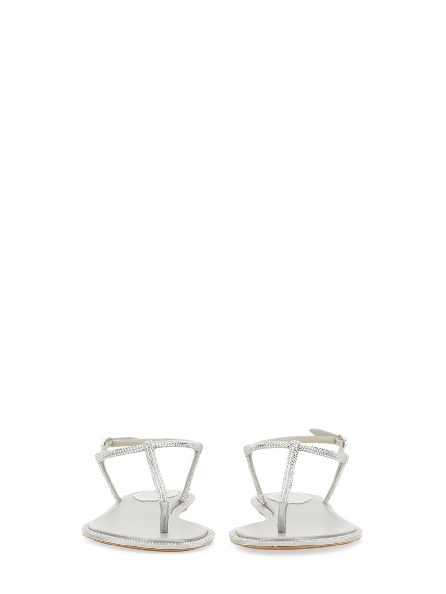 Rene Caovilla Flat Shoes - Silver | a8b1144ce7fbffdf3587e8be7fe6f7ea8e5e4097
