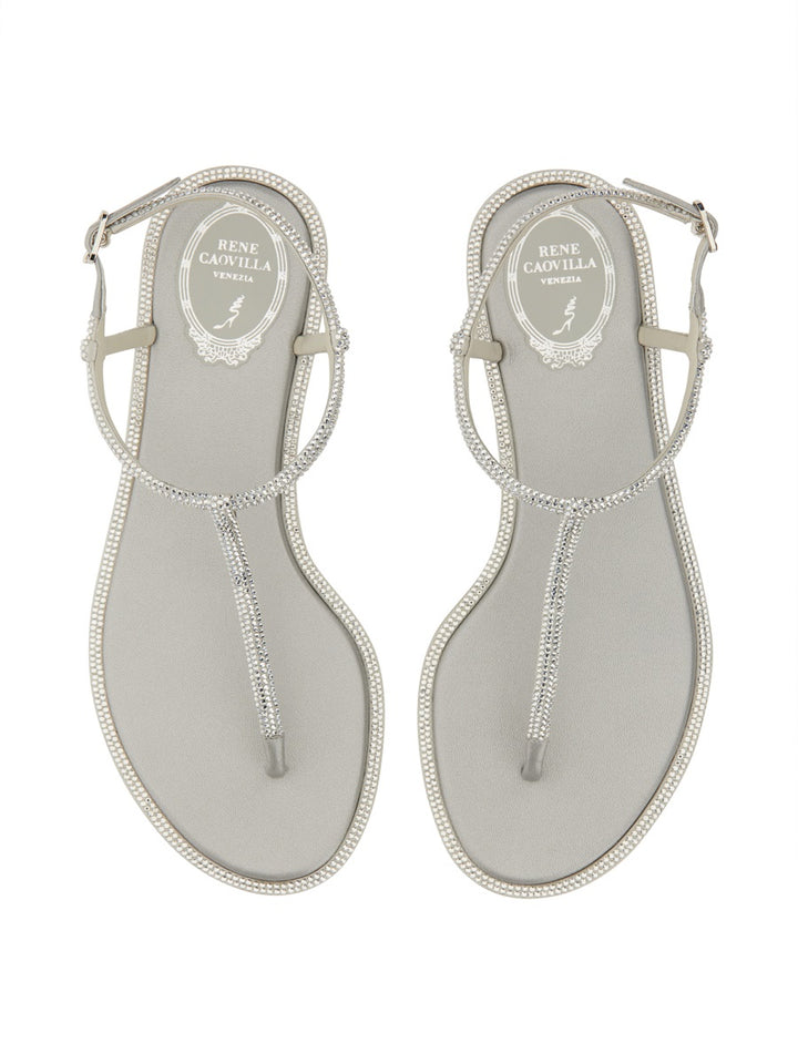 Rene Caovilla Flat Shoes - Silver | 73ad22657a2bb4a4271dc6206f70afa764808283