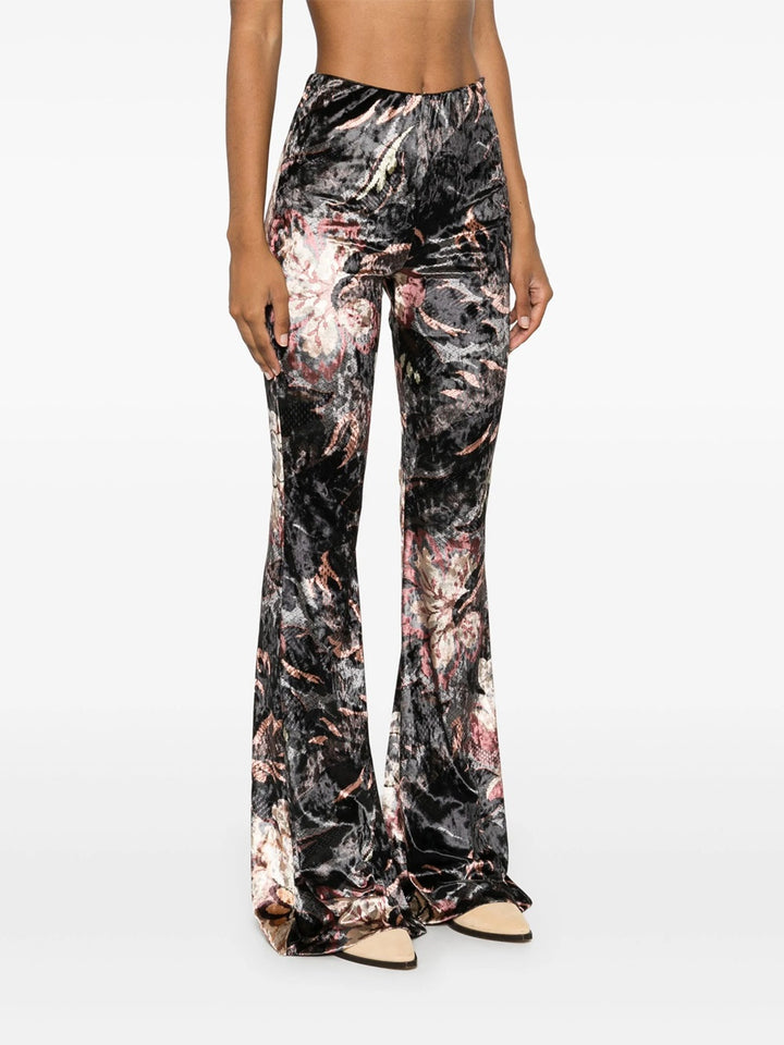 Floral trousers