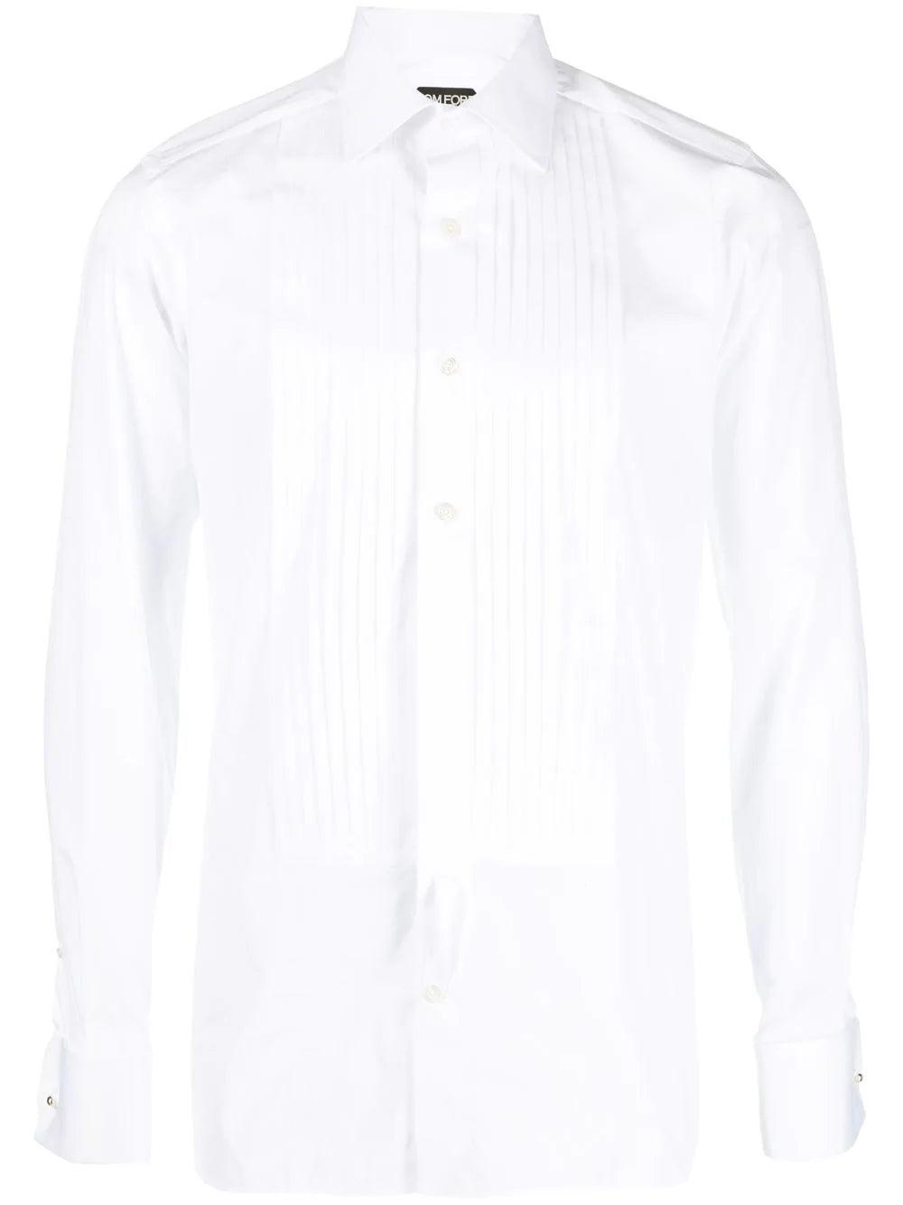 Shirt with pleats