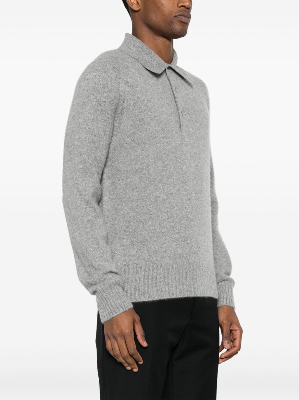 Polo style sweater